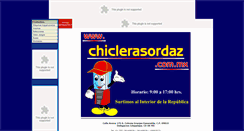 Desktop Screenshot of chiclerasordaz.com.mx